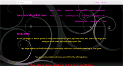 Desktop Screenshot of annikasmagickalarts.com